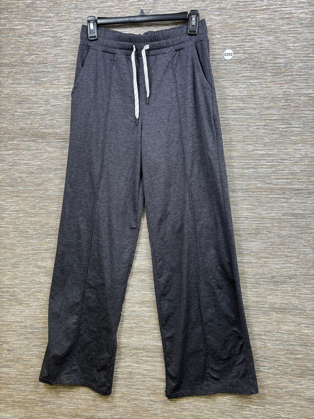 Kirkland Signature Pants Womens Small Black Wide Leg Lightweight Lounge Stretch